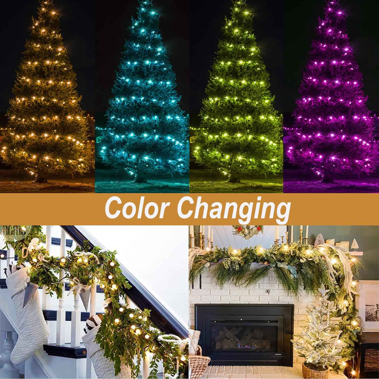 Mocalido Globe String Lights – 50ft Cool-Touch LED Lights for Kids Bedroom, Nursery, and Playroom Decoration