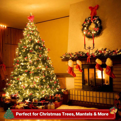 Toddler Room Decor String Lights with Auto Timer, Safe LED Fairy Lights for Playroom Ambiance