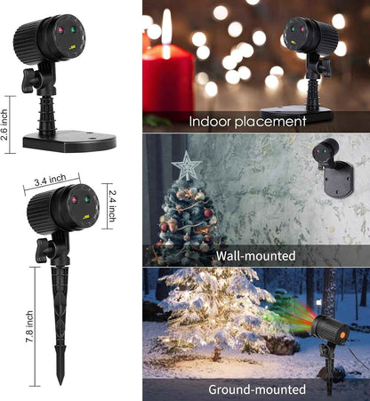 Indoor Star Laser Light – Bedroom Aesthetic Accent Lamp for Holiday Home Styling, Memory Function Timer