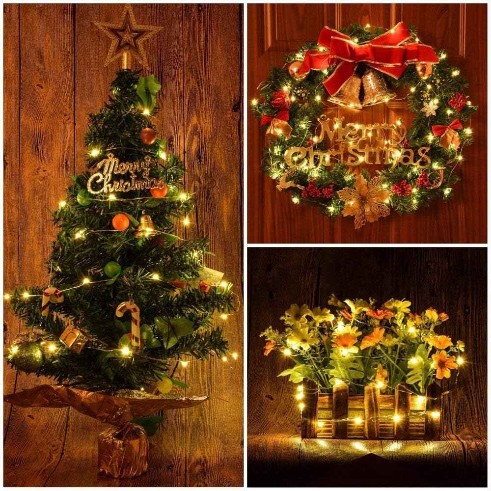 LumioGlow Starry String Lights – Submersible Green Wire Fairy Lights for Bedroom Canopy Decor and Aesthetic Mason Jar Centerpieces
