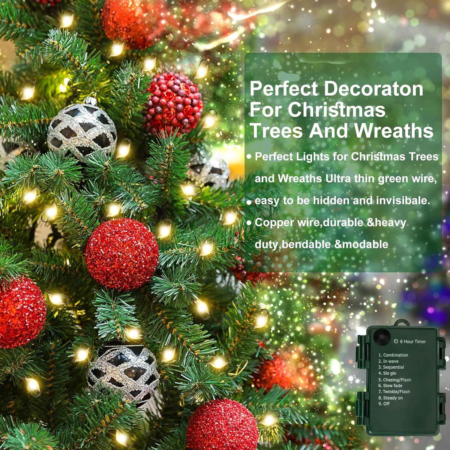 BrightGlow Fairy Lights – Window Frame and Shelf Accent Lighting, Battery Operated Home Decor for Apartments