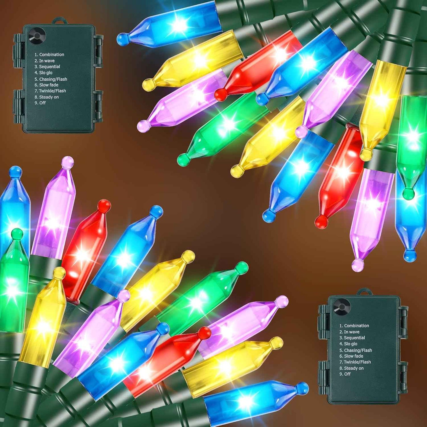 Lumify Home Kids String Lights – Cool Running LED Nursery Decor, Shatterproof Battery Lights 2 Pack