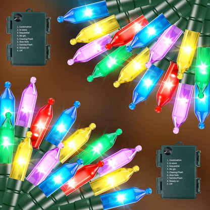 Lumify Home Kids String Lights – Cool Running LED Nursery Decor, Shatterproof Battery Lights 2 Pack