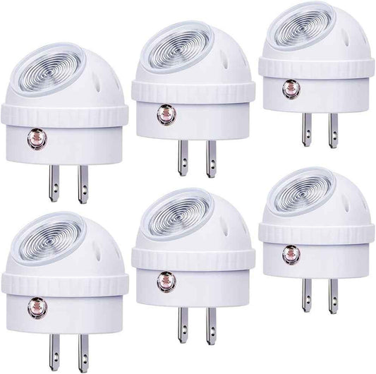 Emotionlite Night Light – Uncluttered Plug-in LED for Modern Homes, 360° Swivel Head, Set and Forget Dusk to Dawn Sensor