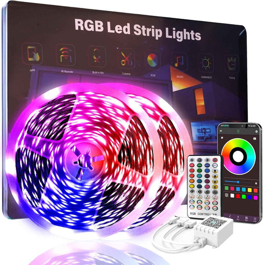 LEBOSP LED Strip Lights – Calming Bedroom Light for Sleep & Wind-Down Routine, Timer