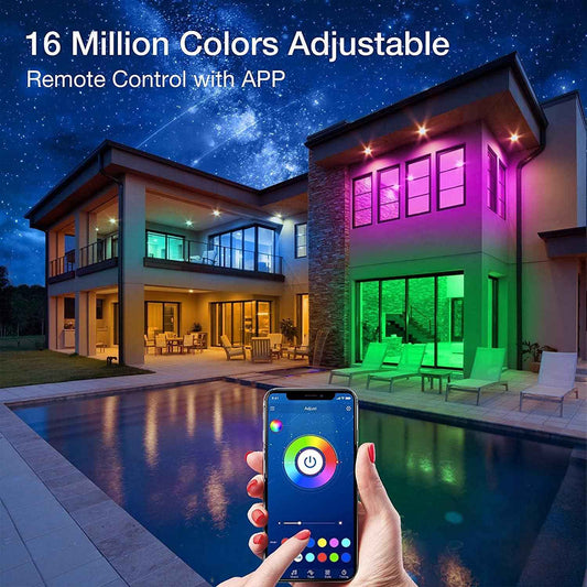 phopollo 24V LED Strip Lights for Kids Bedroom – Touch Safe Color Changing Night Light with App Control and Music Mode