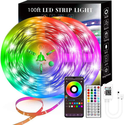 LuminNest LED Strip Lights – Ultra Thin Accent Lighting for Clean Modern Interiors, RGB