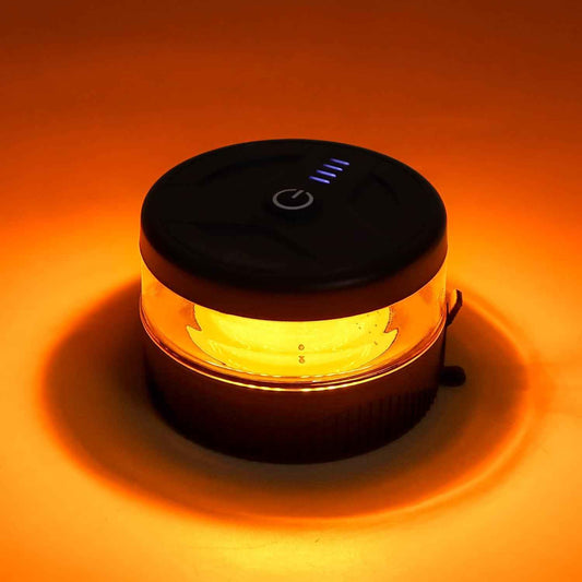 Magnetic Wireless Beacon Light, USB-C Rechargeable Safety Beacon Gift for Truck Drivers and Fleet Owners, IP67 Portable Strobe