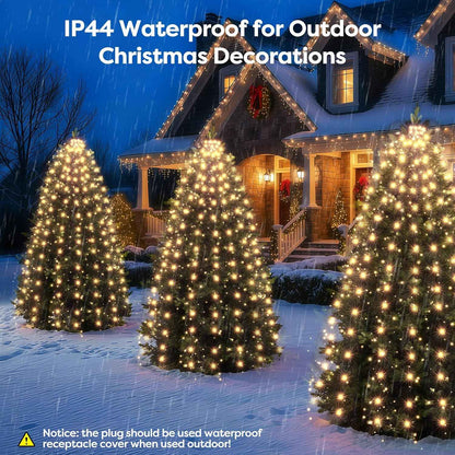 Lumary Indoor Outdoor Christmas Lights 400 LED Waterproof – Worry Free Holiday Setup for Homes with Children