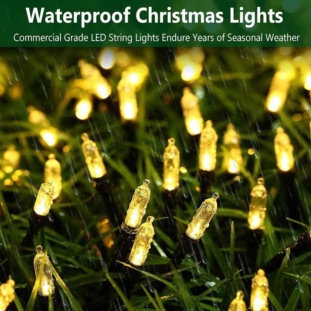 [Brand] LED Mini String Lights 50 Count – No-Heat Battery Powered Holiday Lights with 6h Auto Timer for Worry Free Nighttime Use