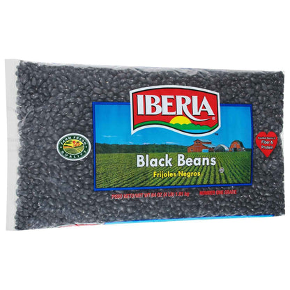 Iberia Black Beans, 4lb – Single-Ingredient Pantry Staple for Clutter-Free Bulk Storage