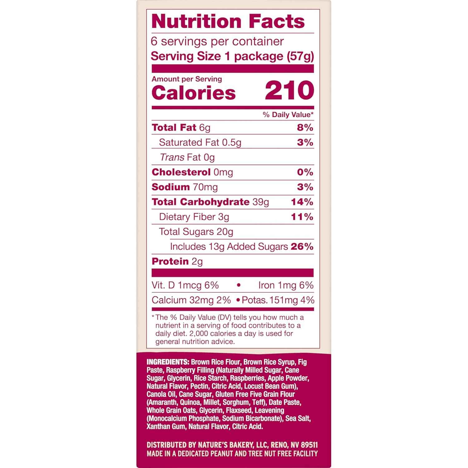 Nature's Bakery Gluten Free Fig Bars – Pantry Essential for Intentional Snacking