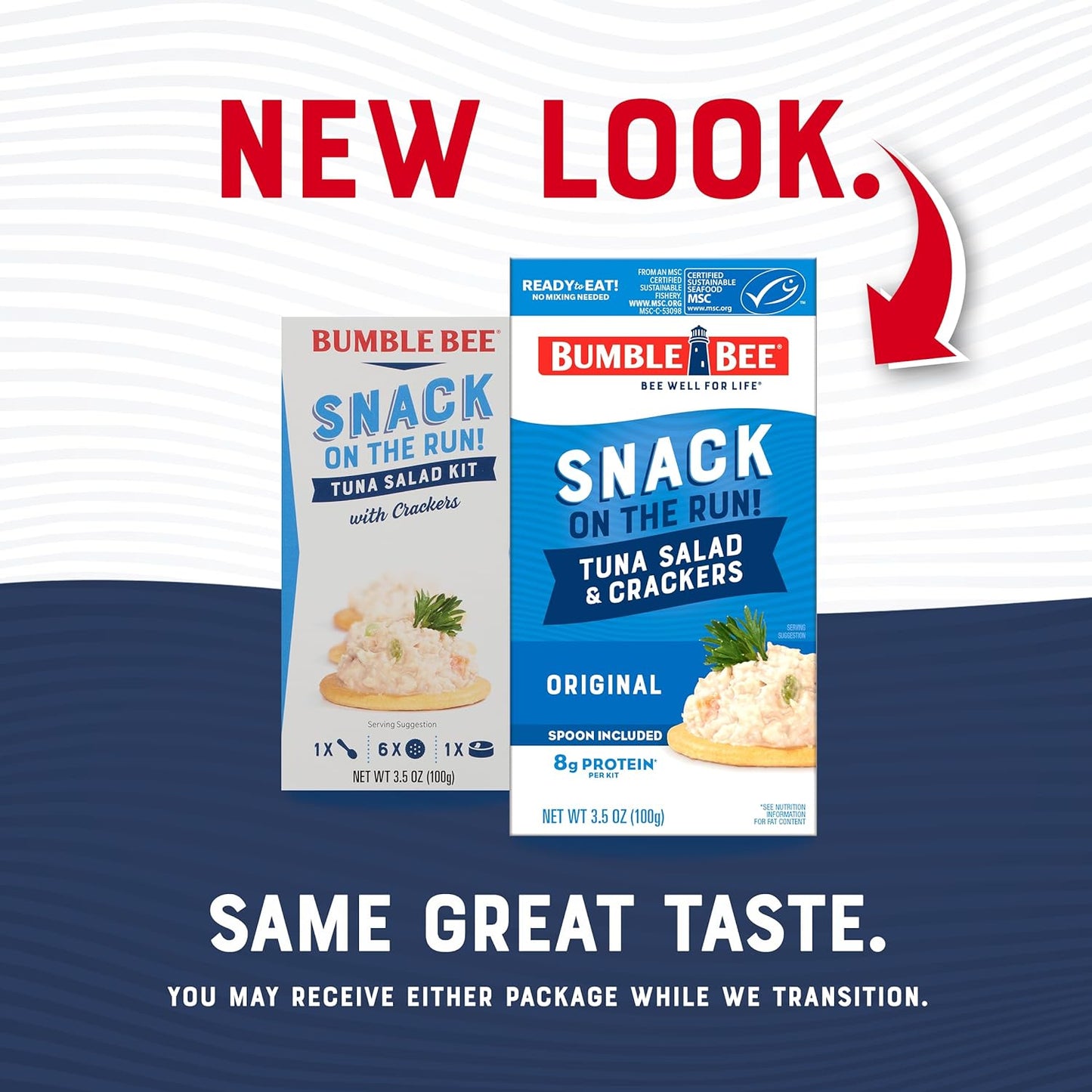 Bumble Bee Snack On The Run Tuna Pack – Family-Friendly Pantry Snack for Kids and Hungry Teens