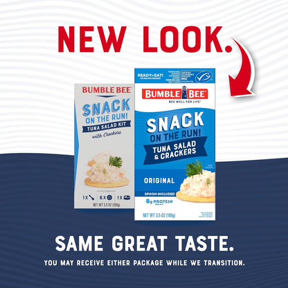 Bumble Bee Snack On The Run Tuna Pack – Family-Friendly Pantry Snack for Kids and Hungry Teens