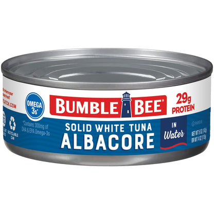 Bumble Bee Wild Caught Tuna 5 oz Cans – Kid Safe Pantry Staple for Tuna Pasta and Wraps, 24 Pack