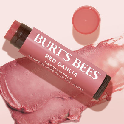 Burt's Bees Tinted Lip Balm 2-Pack – Affordable Birthday Gift for Her, Natural Moisturizing Lip Care Stocking Stuffer