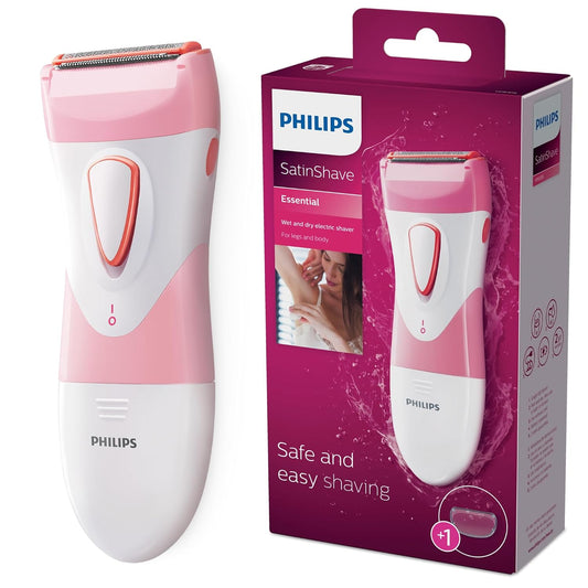 Philips_Beauty_SatinShave_Essential_Women's_Wet_&_Dry_Electric_Shaver_for_Legs,_Cordless,_Pink_and_White,_HP6306/50
