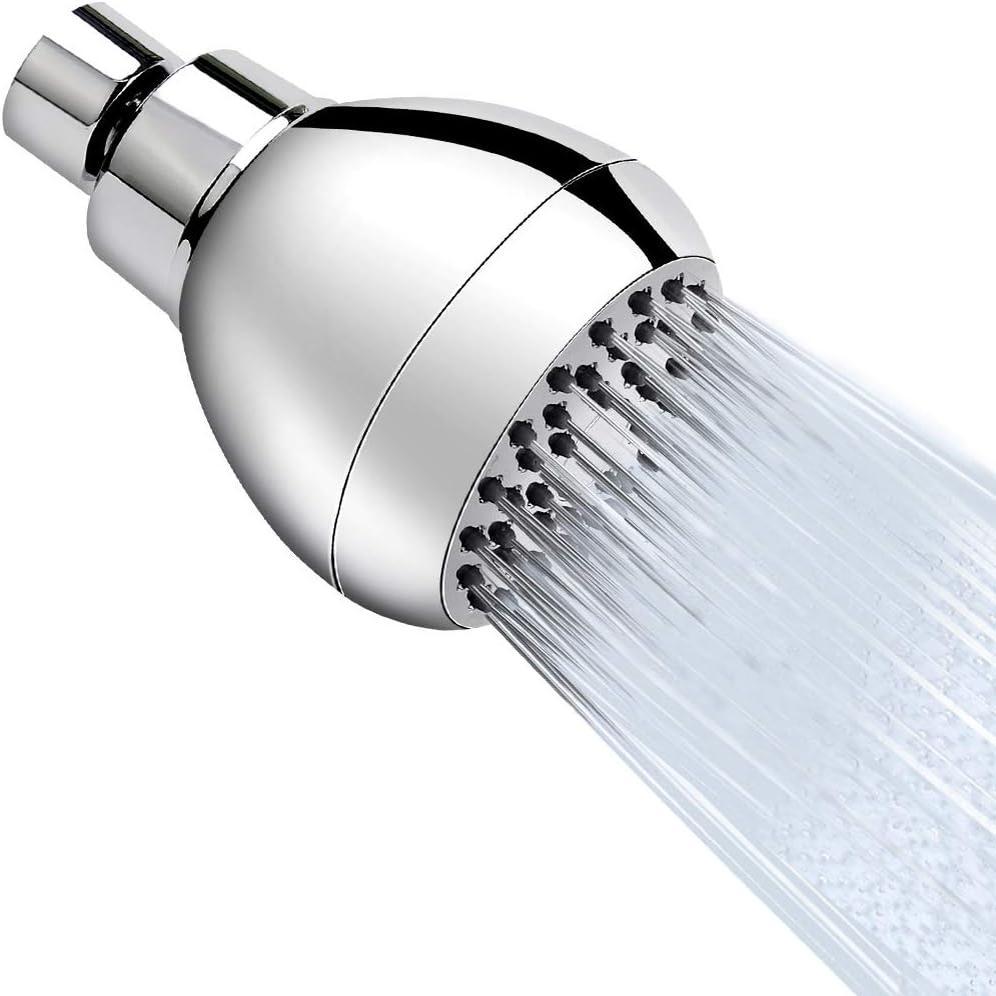 Aisoso_High_Pressure_Shower_Head_3_Inches_Anti-clog_Anti-leak_Fixed_Showerhead_Chrome_with_Adjustable_Swivel_Brass_Ball_Joint_for_Relaxing_and_Comfortable_Shower_Experience