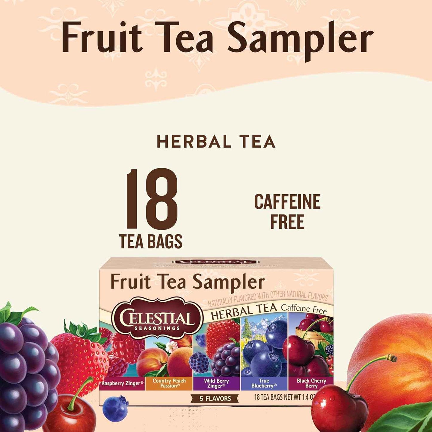 Celestial Seasonings Caffeine-Free Tea Variety – Waste-Free Pantry Essential for Zero-Waste Kitchens