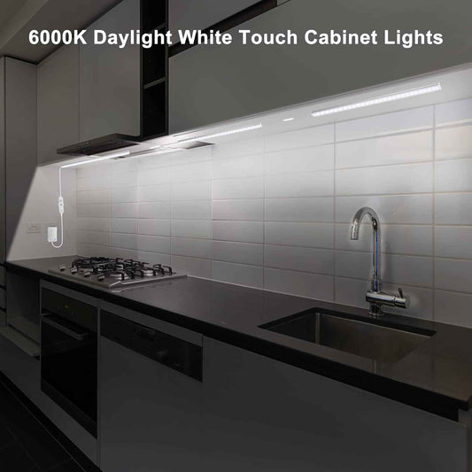 Maylit Under Cabinet LED Lights Plug in – Cool Running 24V DC Low Voltage Lighting for Stairway Safety and Hallway Nighttime Visibility