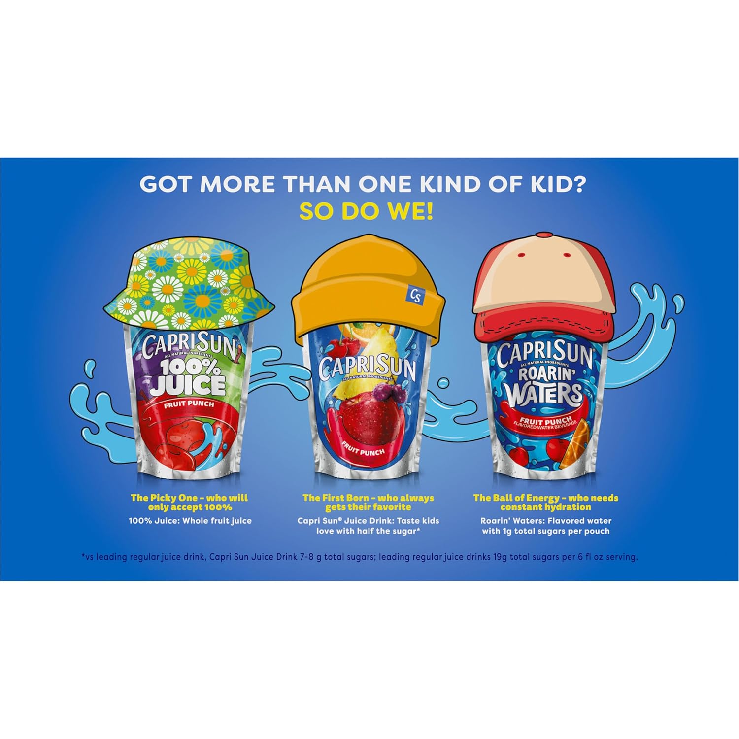 Capri Sun 100% Apple Juice Pouches – Worry-Free Individually Sealed Beverage for School Trips, 10 Boxes 6 fl oz