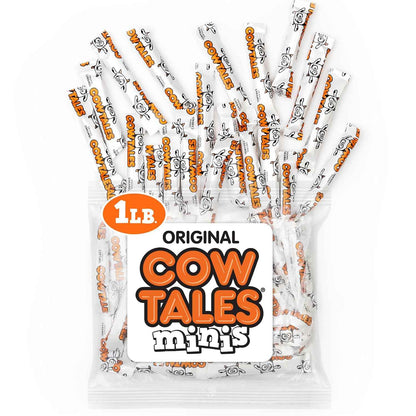 Goetze's Cow Tales Vanilla Minis – Nut-Free Candy for Kids' Birthday Party Treat Bags, 1 lb Bag