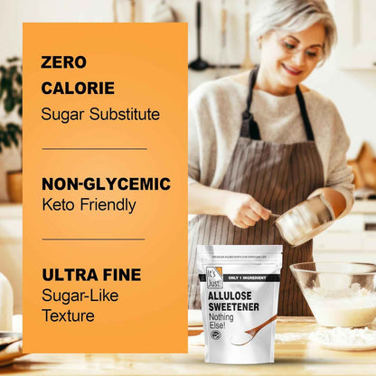 It's Just - Allulose Powder for Family Snack Time, Kid-Friendly Sugar Substitute for Diabetic-Friendly Treats