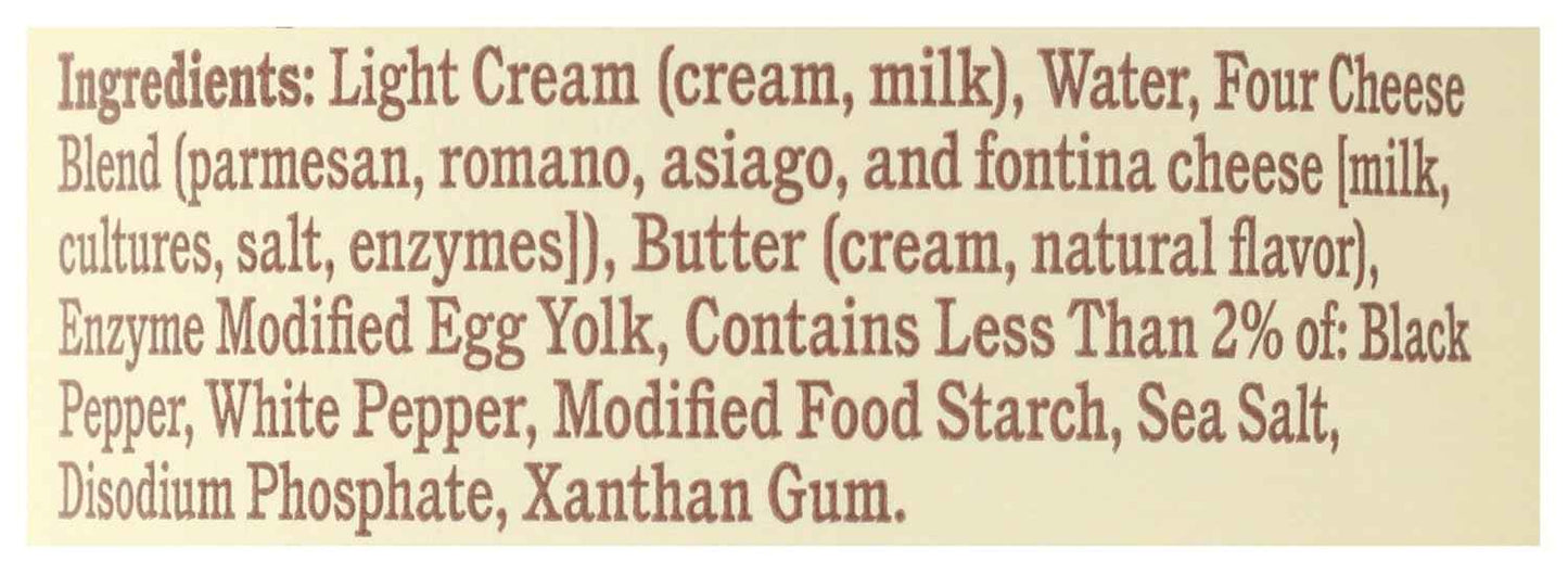 Rao's Four Cheese Alfredo Sauce 15 oz – Carb-Conscious Cream Sauce for Keto and Low-Carb Lifestyles