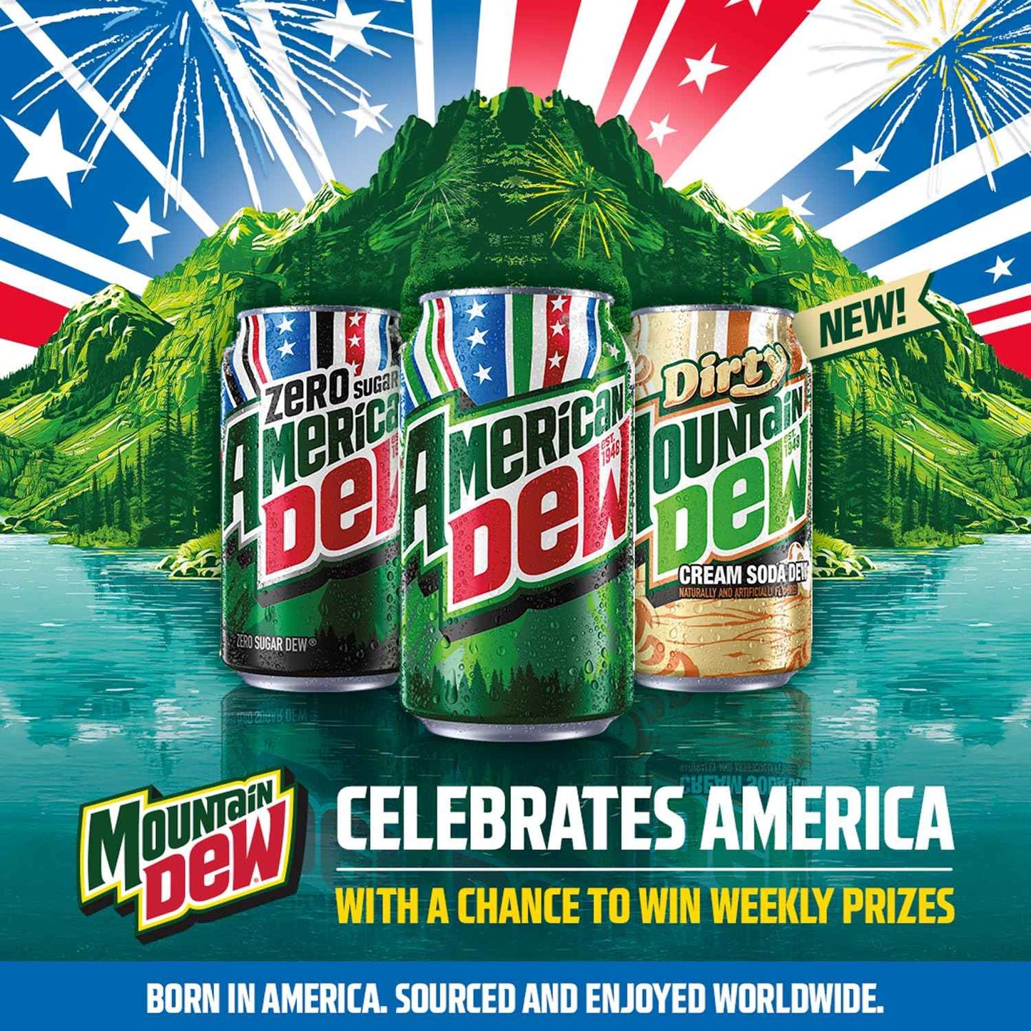 Mountain Dew Zero Sugar Soda – Guilt-Free Lemon-Lime Cans for Mindful Home Office Hydration, 12 Pack