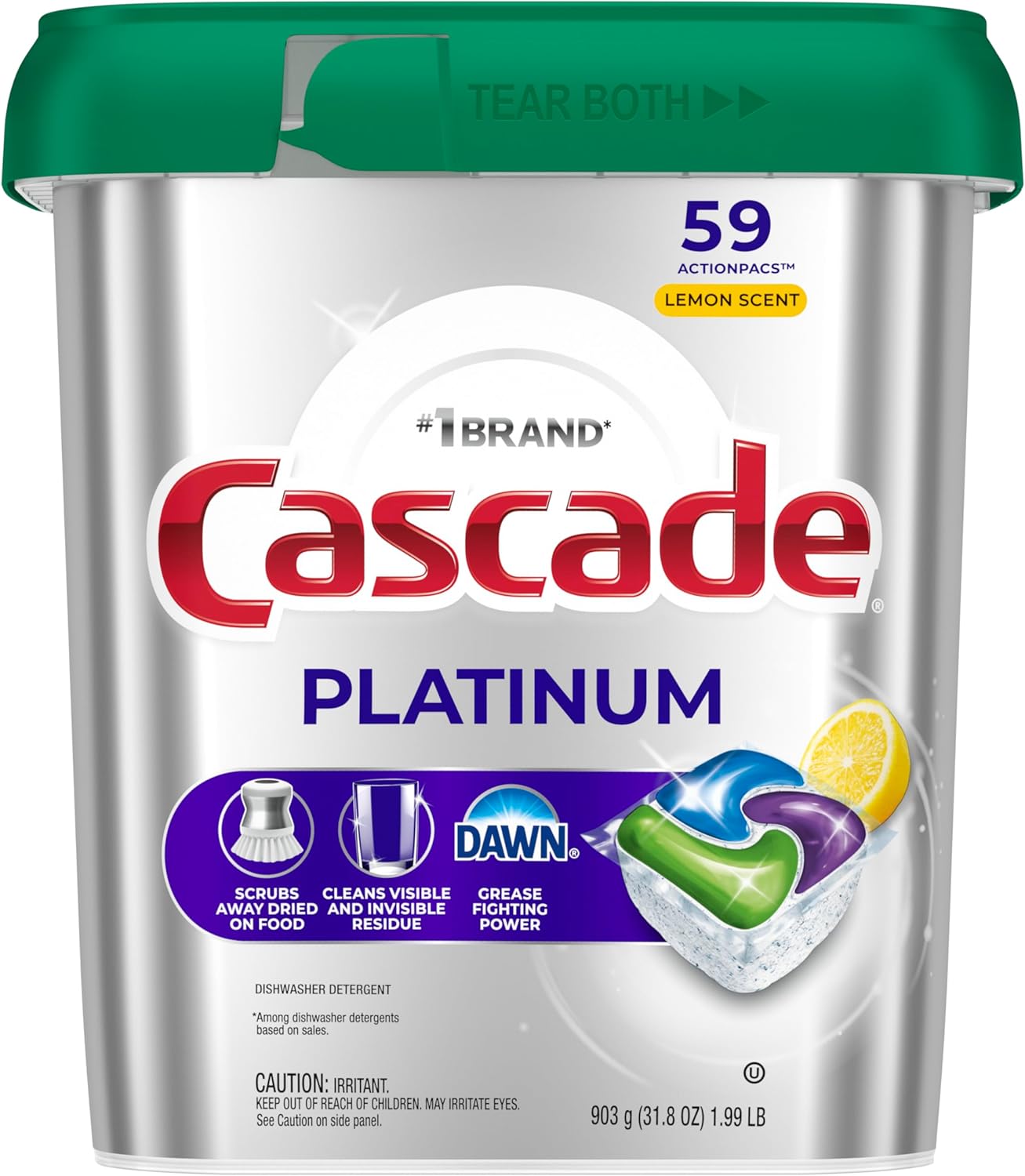 Cascade Platinum Dishwasher Pods – Home Office Refresh, Daily Dishwashing Made Effortless