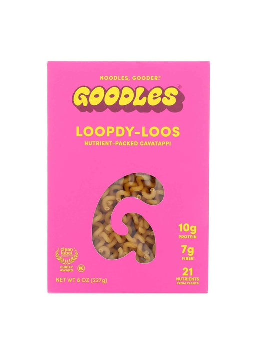 Goodles Loopdy-Loos Pasta, 8 OZ – Clean-Ingredient Pantry Staple for Health-Conscious Home Cooks