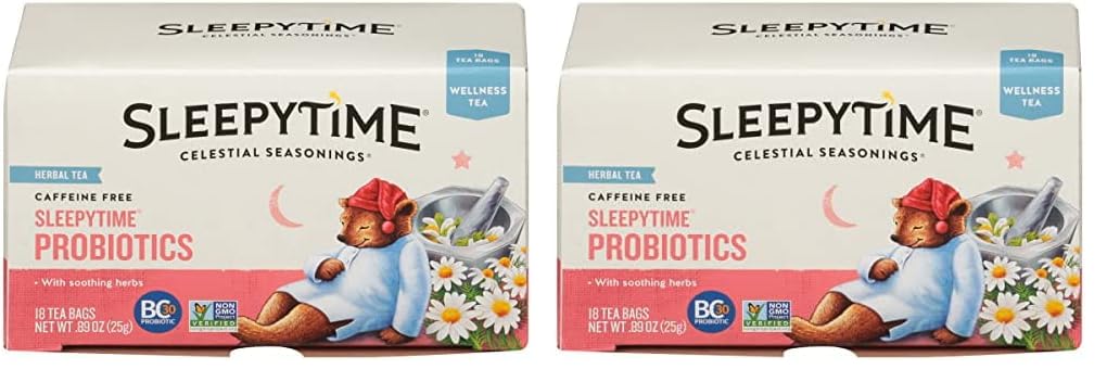 Celestial Seasonings Sleepytime Immune Herbal Tea – Background Calm for Deep Work and Better Rest