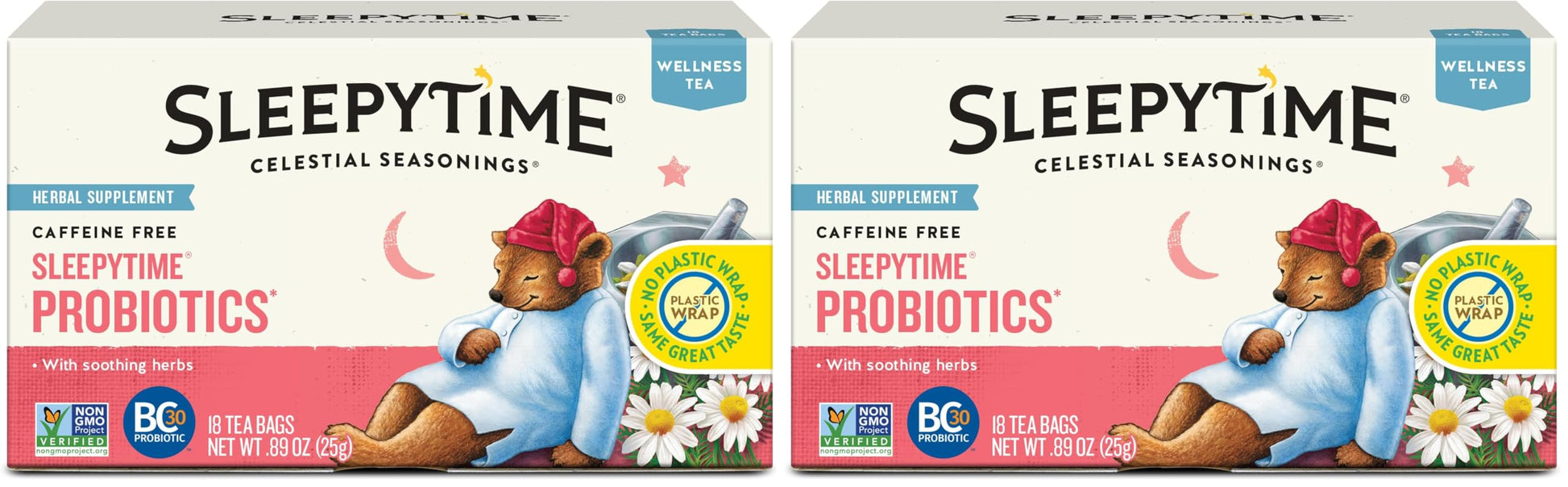 Celestial Seasonings Sleepytime Immune Herbal Tea – Background Calm for Deep Work and Better Rest