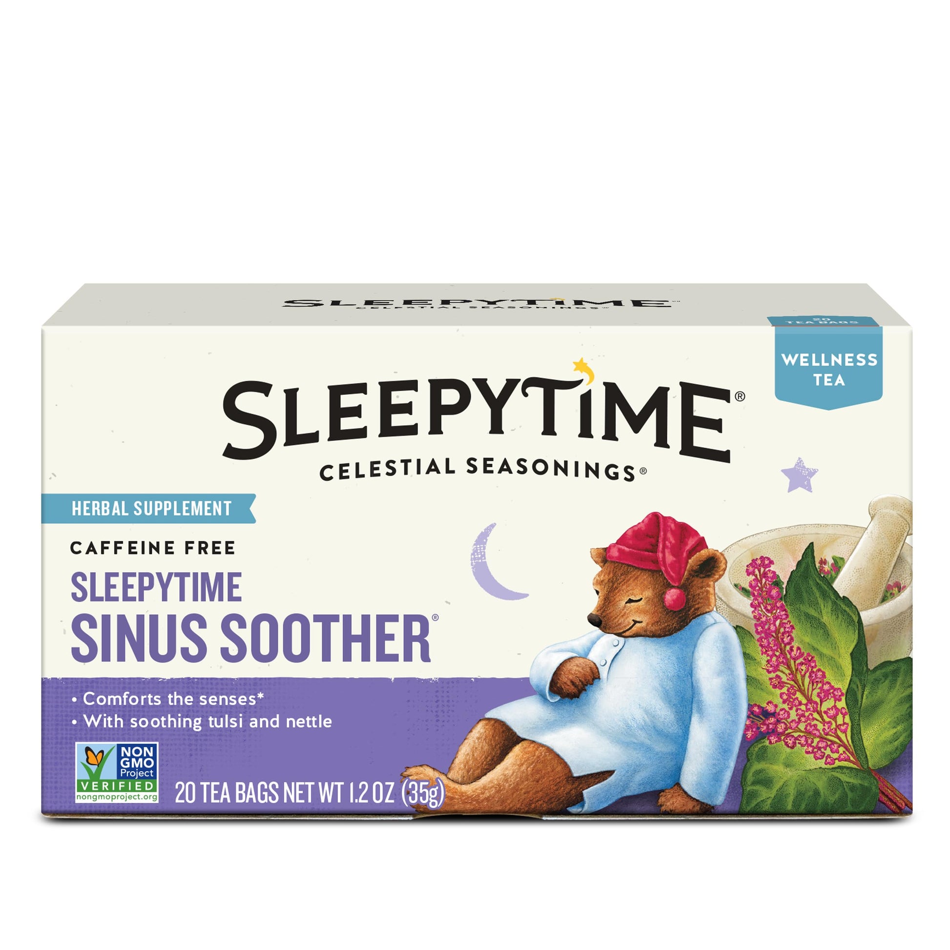 Celestial Seasonings Sleepytime Immune Herbal Tea – Background Calm for Deep Work and Better Rest