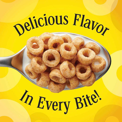 Cheerios Protein Cereal, Cinnamon – Easy Office Pantry Cereal for Busy Professionals, 2-Pack