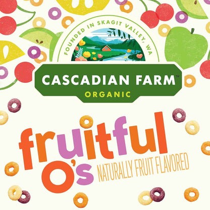 Cascadian Farm Organic Fruitful O's Cereal – Certified Gluten-Free Cereal Safe for Celiac Households