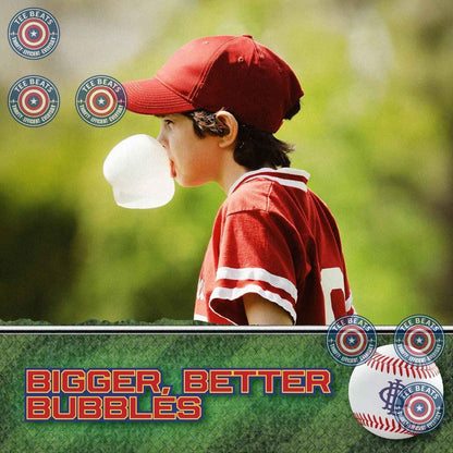 Big League Chew Cotton Candy Bubble Gum 3-Pack - Affordable Sports-Themed Birthday Present for Baseball and Softball Fans