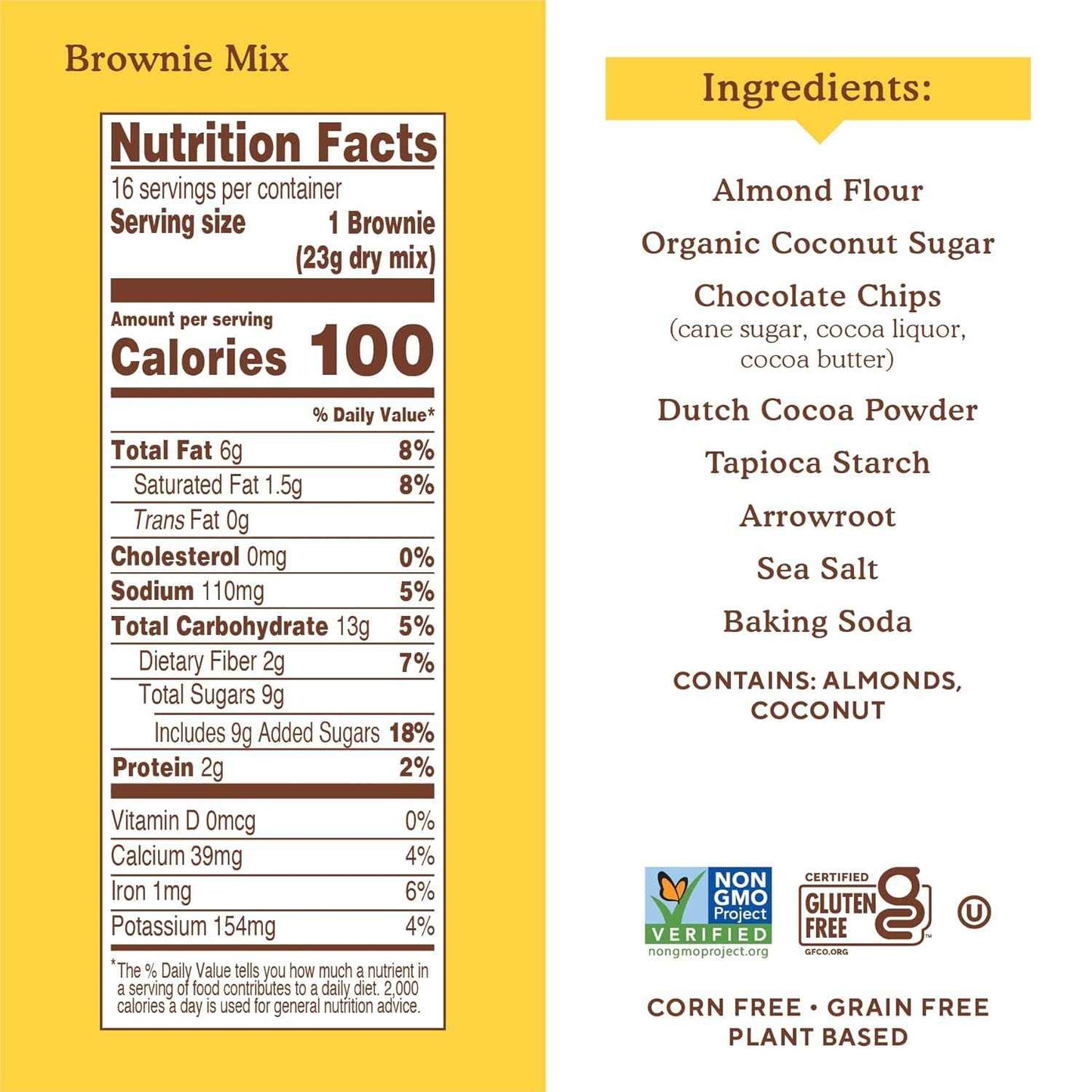 Simple Mills Almond Flour Brownie Mix – Simple Ingredient Pantry Essential for Uncluttered Kitchens