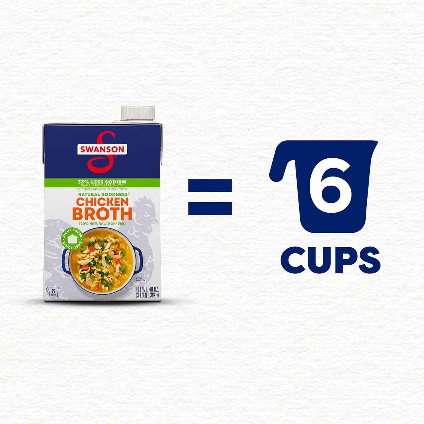 Swanson Natural Goodness Chicken Broth – Versatile Cooking Liquid for Soups Rice and Casseroles