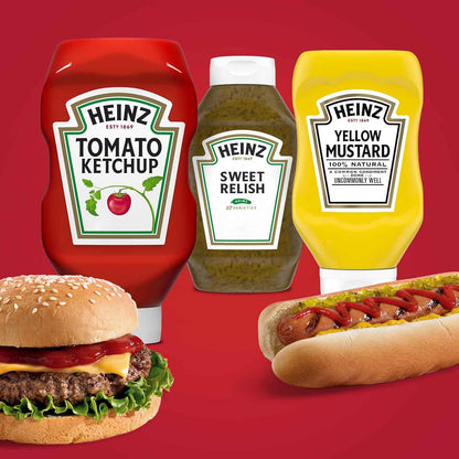 Heinz Grill Pack – Family-Friendly Ketchup, Relish and Mustard Trio for Kid Cookouts and Burger Nights