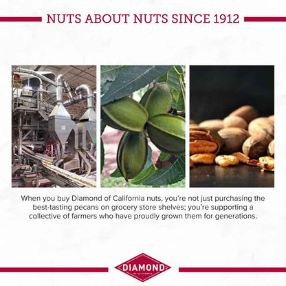 Diamond of California Chopped Pecans – Gourmet Hostess Gift for Holiday Baking, Premium Pantry Addition for Cheese Board Lovers