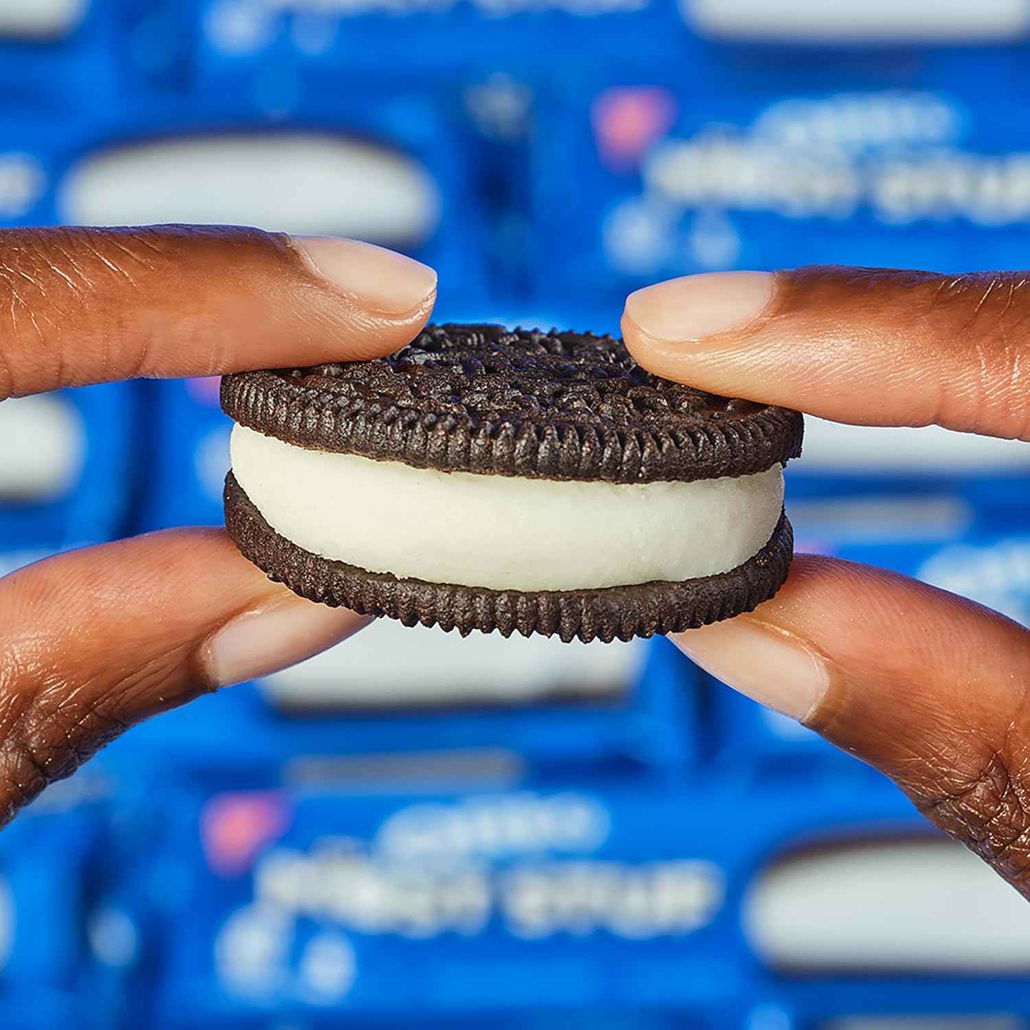 OREO Mega Stuf Chocolate Sandwich Cookies, Party Size 25.35 oz – Office Break Room Pantry Snack for Shared Workspaces