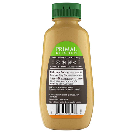 Primal Kitchen Spicy Brown Mustard – Five-Ingredient Clean Condiment for the Uncluttered Pantry