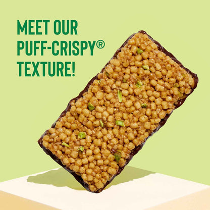 Mezcla Puff Crispy Protein Bar – Office Desk Snack to Beat the 3pm Slump, 10g Vegan Plant Protein