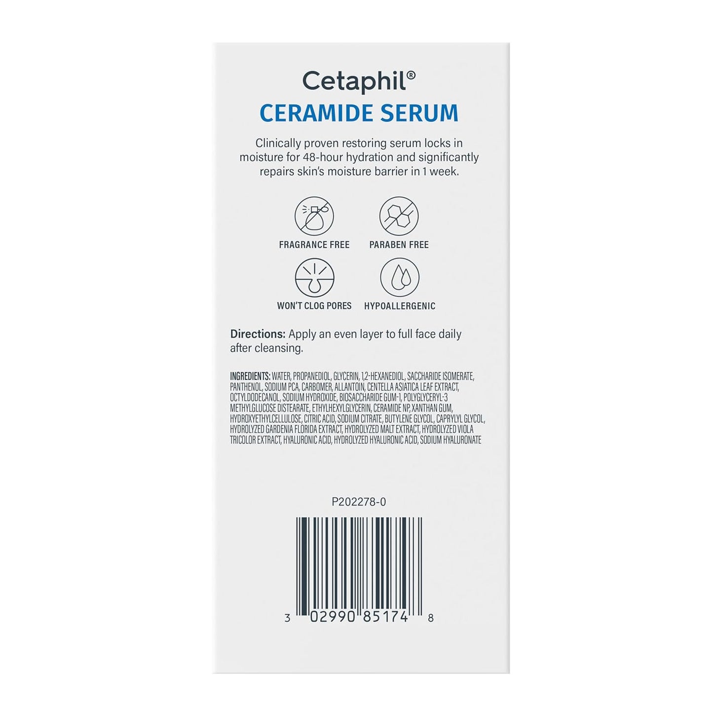 Cetaphil Ceramide Hydrating Serum – Soothing Sensitive Skin Ritual for Nightstand Self-Care