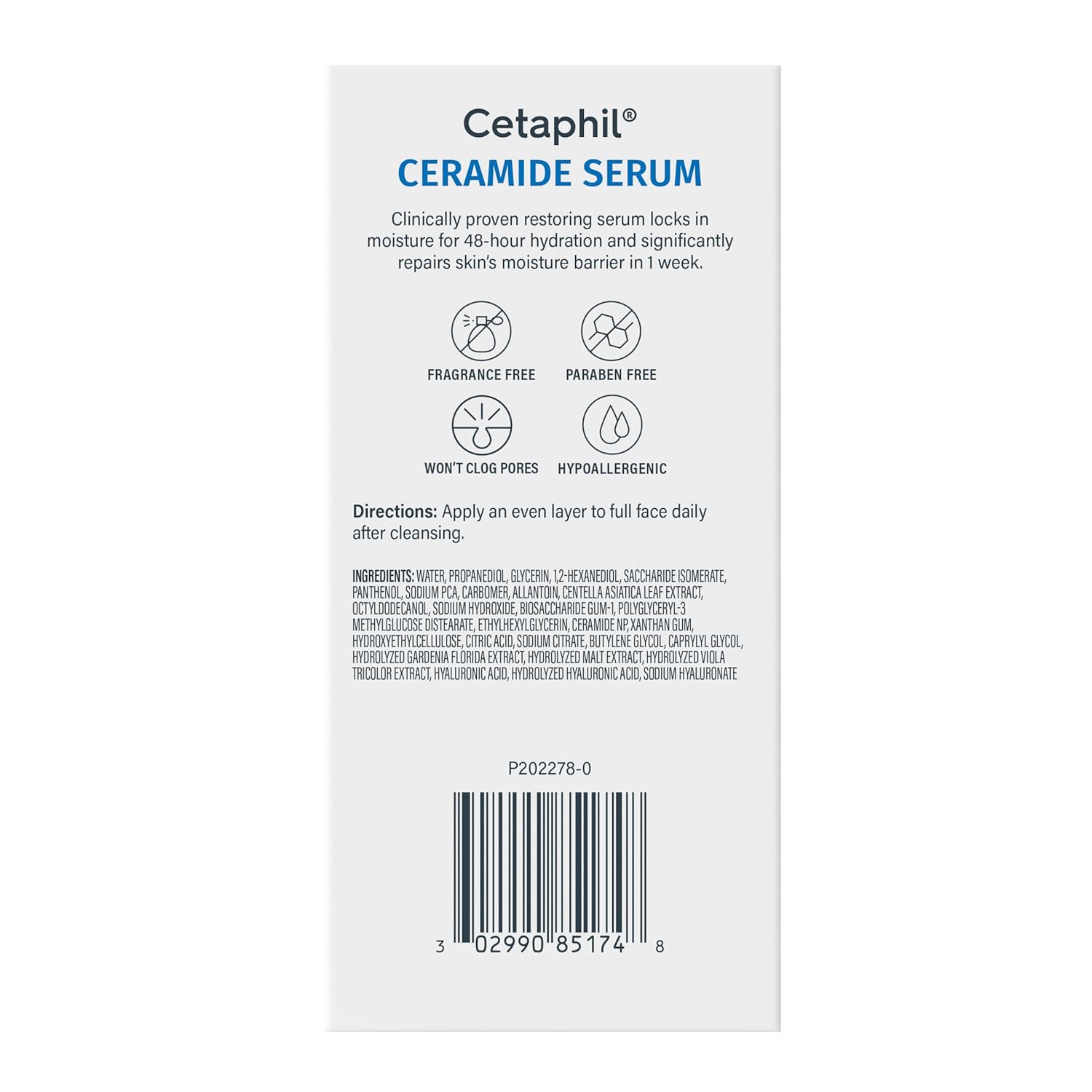Cetaphil Ceramide Hydrating Serum – Soothing Sensitive Skin Ritual for Nightstand Self-Care