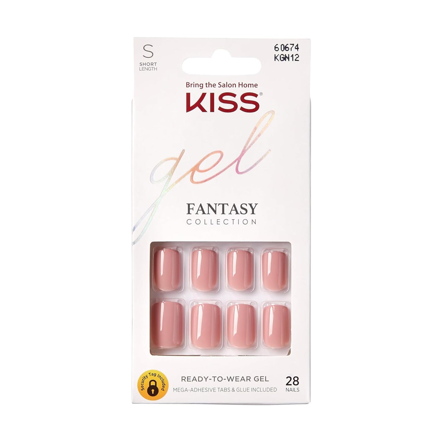 KISS_Gel_Fantasy_Press_On_Nails,_Nail_glue_included,_Aim_High',_Short_Size,_Squoval_Shape,_Includes_28_Nails,_2g_Glue,_1_Manicure_Stick,_1_Mini_File,_1_Adhesive_Tab_Nail_Art_Nail_Care