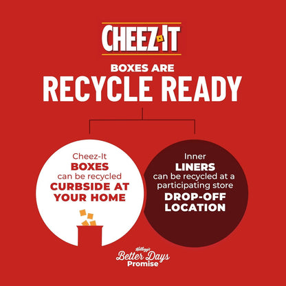 Cheez-It Snack Mix, Grab-and-Go Kids Snack Box for Lunchboxes and Car Cup Holders, Original, 17.8oz Box