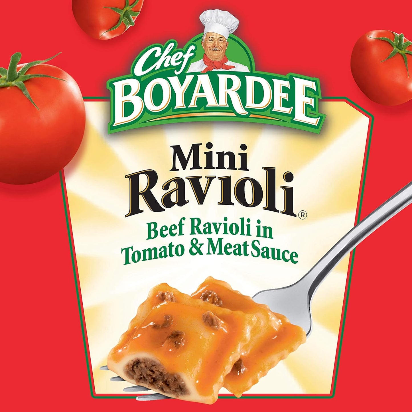 Chef Boyardee Mini Beef Ravioli, Practical Care Package Gift for College Move-In Day, 15 oz Can