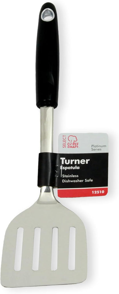 Chef Craft Heavy Duty Turner – Thoughtful Housewarming Gift for New Homeowners, Stainless Steel Spatula